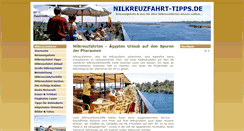 Desktop Screenshot of nilkreuzfahrt-tipps.de