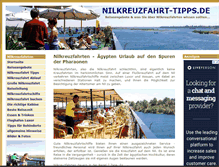 Tablet Screenshot of nilkreuzfahrt-tipps.de
